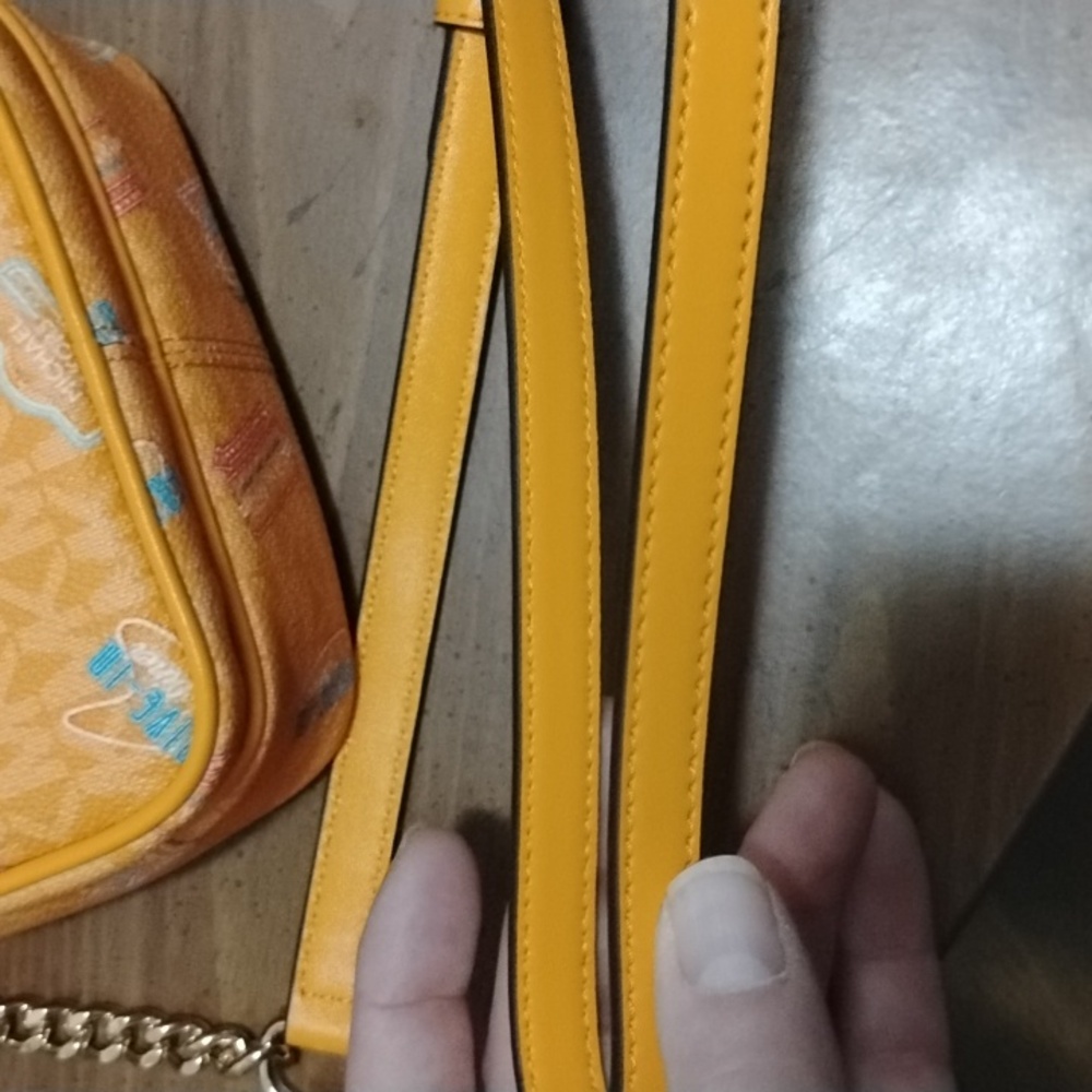 Michael Kors Orange Patterned Jetset Crossbody Bag NWT - Picture 6 of 11